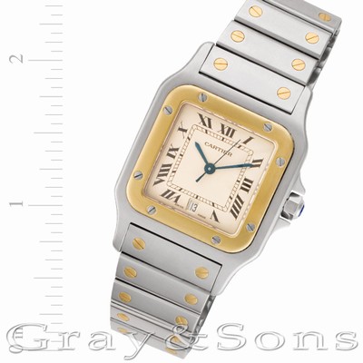 Cartier W20011C4 Santos Quartz Male Stainless Steel