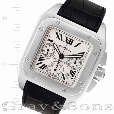 Cartier W2090X8 Santos 100 Automatic Male Stainless Steel