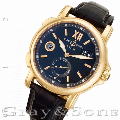 Ulysse Nardin 246-55 GMT-Master II Automatic Male 18k yellow gold