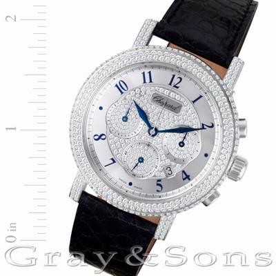 Chopard 17/1868-20 Chronograph Quartz Male 18k White Gold