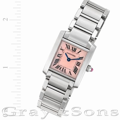 Cartier W51028Q3 Tank Francaise Quartz Female Stainless Steel
