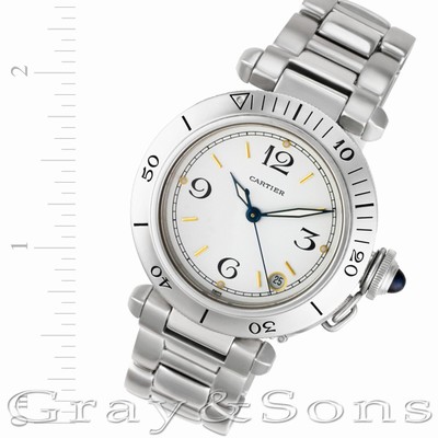 Cartier W31074M7 Pasha Automatic Unisex Stainless Steel