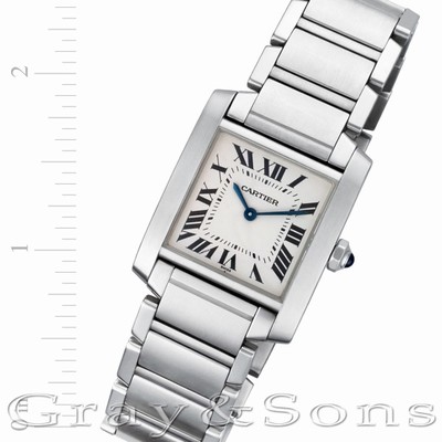 Cartier W51001Q3 Tank Francaise Quartz Unisex Stainless Steel