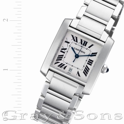 Cartier W51002Q3 Tank Francaise Automatic Male Stainless Steel