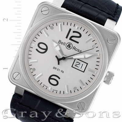 Bell & Ross BR0196-SL-ST Grande Date Automatic Male Stainless Steel