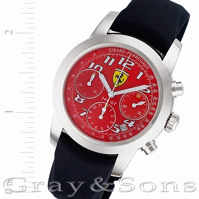 Girard Perregaux 8028 Ferrari Automatic Male 18k White Gold