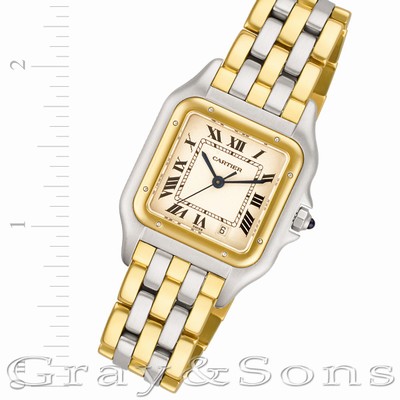 Cartier w25028b Panthere Quartz Male Stainless Steel