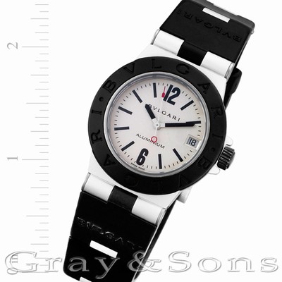 Bvlgari AL32TA Diagono Quartz Female Aluminum