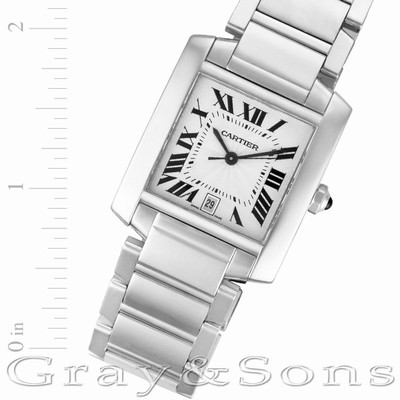 Cartier W51002Q3 Tank Francaise Automatic Male Stainless Steel