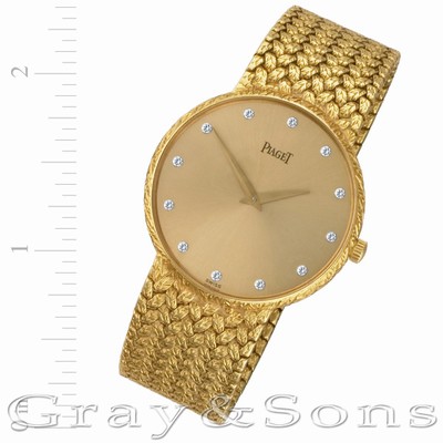 Piaget 8065 D 2 Dancer Quartz Unisex 18k yellow gold