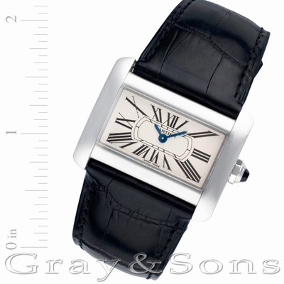 Cartier W6300255 Divan Quartz Female Stainless Steel