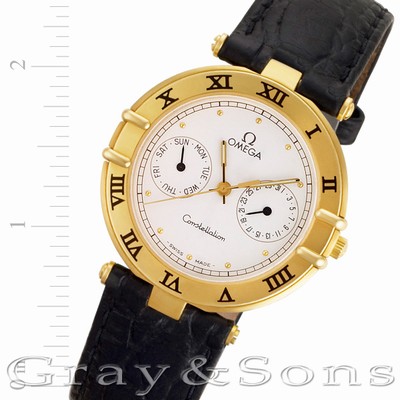 Omega 1961070 Constellation Quartz Male 18k yellow gold