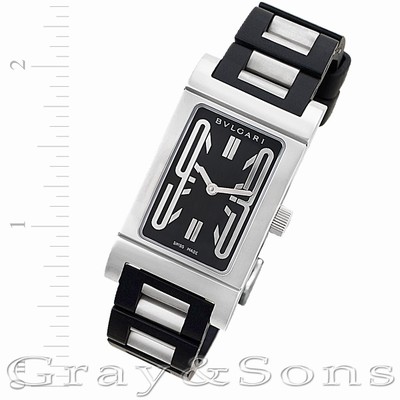 Bvlgari rt39s Rettangolo Quartz Female Stainless Steel