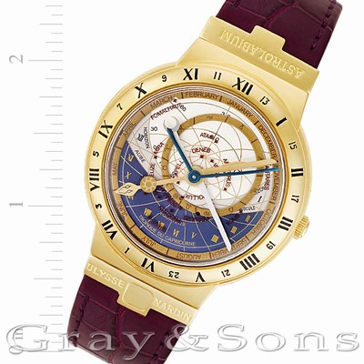 Ulysse Nardin 911-22 Astro Automatic Male 18k yellow gold