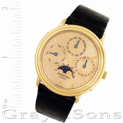 Audemars Piguet c3625 Perpetual Calendar Automatic Male 18k yellow gold