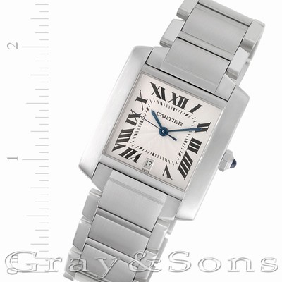 Cartier W51002Q3 Tank Francaise Automatic Male Stainless Steel