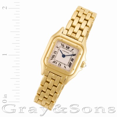 Cartier W25022B9 Panthere Quartz Female 18k yellow gold