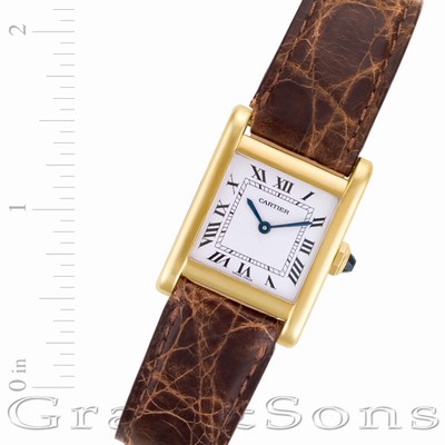 Cartier w1529856 Tank Manual Female 18k yellow gold