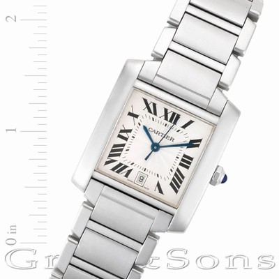 Cartier w51002Q3 Tank Francaise Automatic Male Stainless Steel