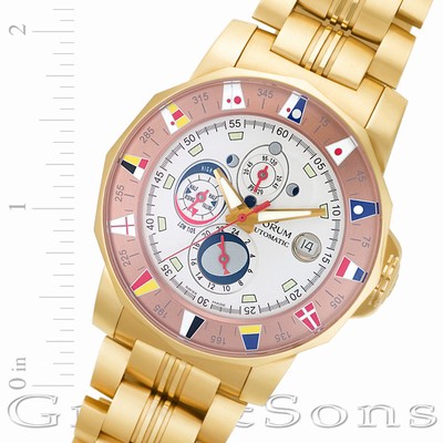 Corum 977.630.55 Admirals cup 44 tides Automatic Male 18k Pink Gold