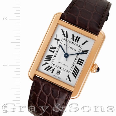 Cartier w5200026 Tank Solo Automatic Male 18k rose gold