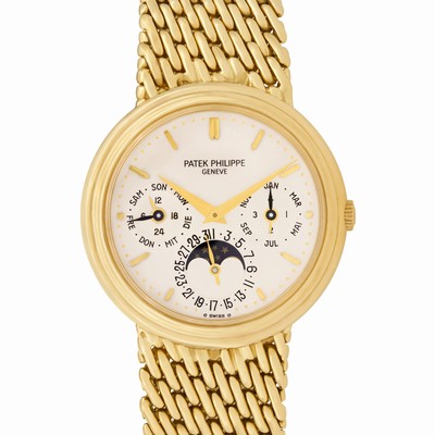 Patek Philippe 3945-1 Perpetual Calendar Automatic Male 18k yellow gold