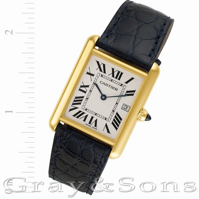 Cartier W1529756 Tank Louis Cartier Quartz Male 18k yellow gold