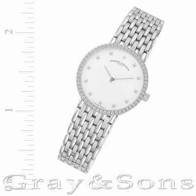 Vacheron Constantin 25693/454G patrimony Quartz Female 18k White Gold