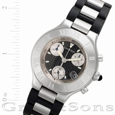 Cartier W10125U2 Chronoscaph 21 Quartz Male Stainless Steel