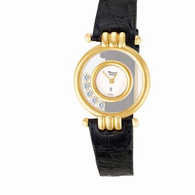 Chopard 4105 Happy Diamond Quartz Female 18k yellow gold