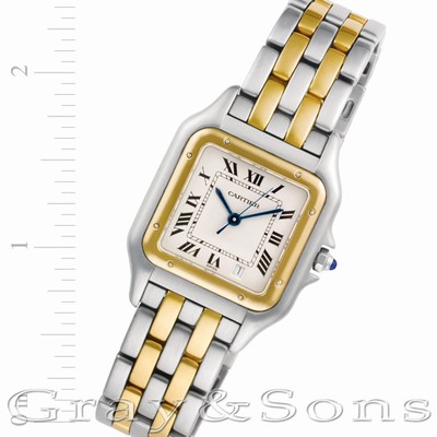 Cartier W25028B Panthere Quartz Male Stainless Steel