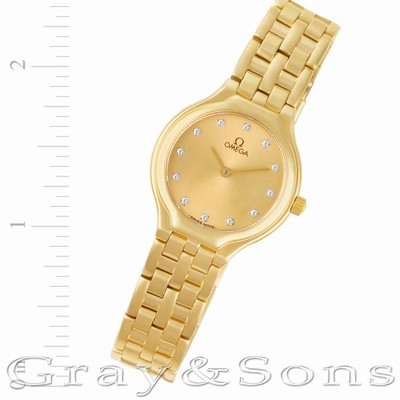 Omega 41601500 De Ville Quartz Female 18k yellow gold