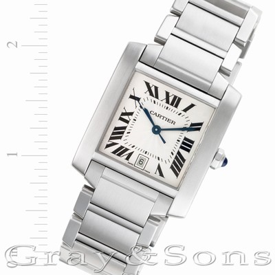 Cartier w51002q3 Tank Francaise Automatic Male Stainless Steel