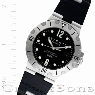 Bvlgari SD38S Scuba Automatic Male Stainless Steel