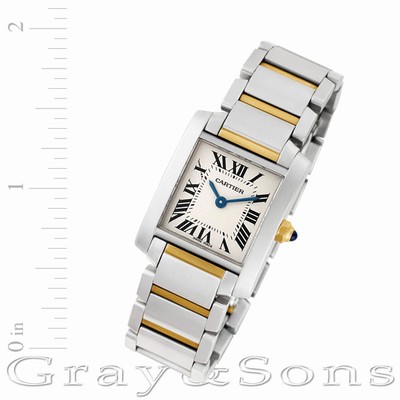 Cartier W51007Q4 Tank Francaise Quartz Female Stainless Steel