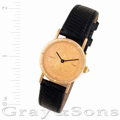 Corum Corum 2965 $5 Coin Quartz Female 18k yellow gold