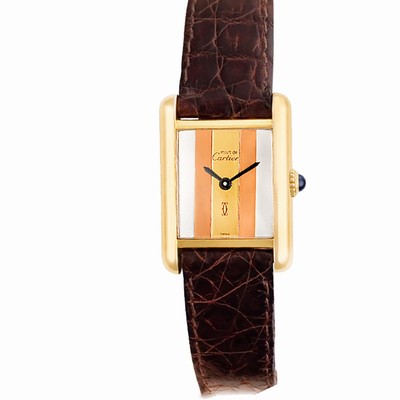 Cartier Cartier 2285 Tank Vermeil Manual Female Vermeil