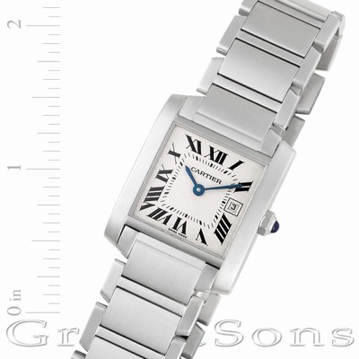 Cartier W51011Q3 Tank Francaise Quartz Unisex Stainless Steel