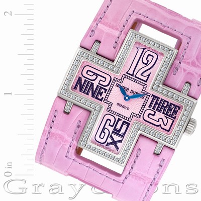 Roger Dubuis 031/888 Follow Me Quartz Female 18k White Gold