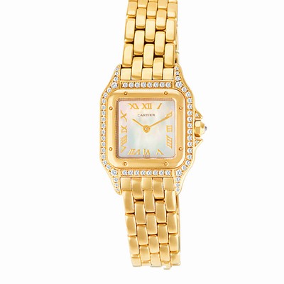 Cartier 12802 Panthere Quartz Female 18k yellow gold