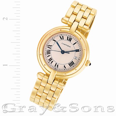 Cartier 883964 VLC Quartz Unisex 18k yellow gold