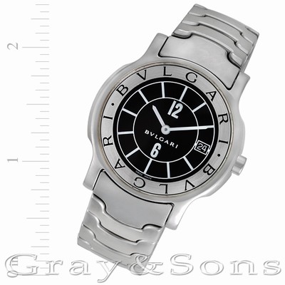 Bvlgari st35s Solotempo Quartz Male Stainless Steel