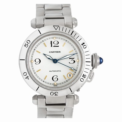 Cartier W31076M7 Pasha Automatic Female Stainless Steel