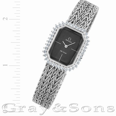 Omega Omega 4042 De Ville Manual Female 18k White Gold