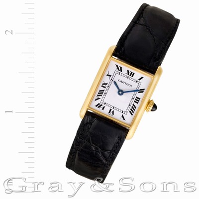 Cartier Cartier 1034 Tank Manual Female 18k yellow gold