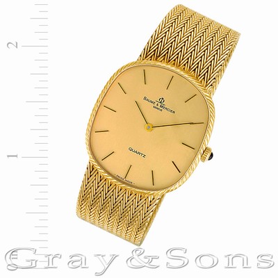 Baume & Mercier 972409  Quartz Male 14k yellow gold
