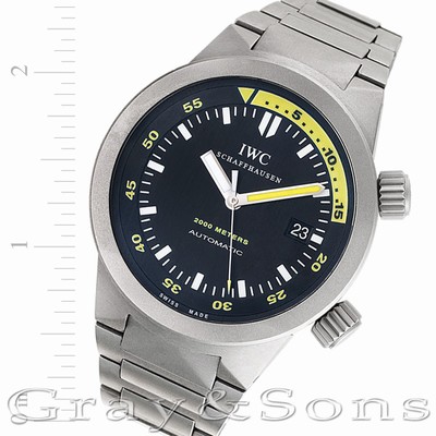 IWC iw3538 Aquatimer Automatic Male Titanium