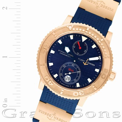 Ulysse Nardin 266-51 Maxi Marine Automatic Male 18k yellow gold