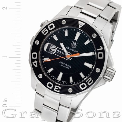 Tag Heuer Waj1110 Aquaracer Quartz Male Stainless Steel