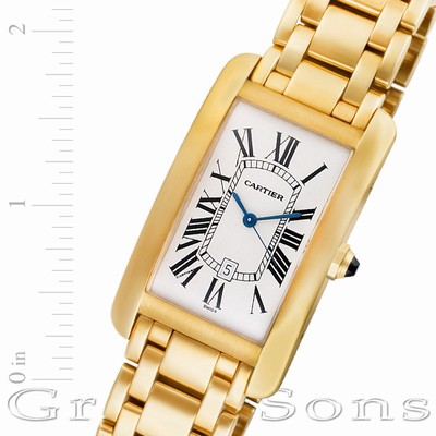 Cartier W26031K2 Americaine Tank Automatic Male 18k yellow gold